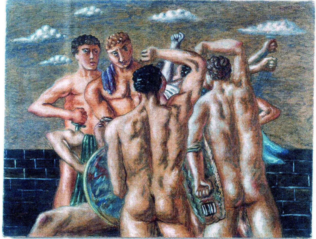 Giorgio De Chirico - Gladiatori, Bobbio, Piacenza